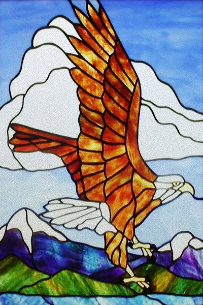 Window Film Stained Glass Stickers,Custom size Static Cling Church Style Privacy Films Door Sticker Kitchen Office Home Decor