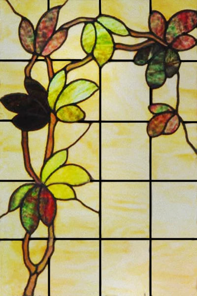 Stained Glass Window Films,Static Cling, Customized Retro Vintage Sticker,Frosted,Privacy, Easy to install