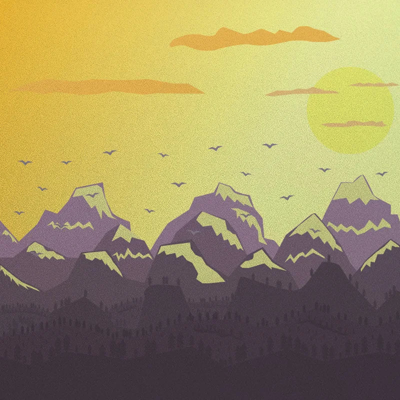 Stained Glass Wndow Films,Frosted Glass Sticker,Static Cling,for Bathroom Kiechen Door Office Home Decor Custom size Mountain