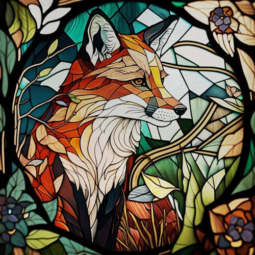 Custom size Window Film Stained Glass Films Frosted Privacy Static Cling Retro Dog Tiger Cat Sticker Bathroom Skylight Decor