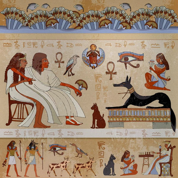 Stained Glass Wndow Film Frosted Glass Sticker Forest Custom Size Egyptian themed for Window Home Decor