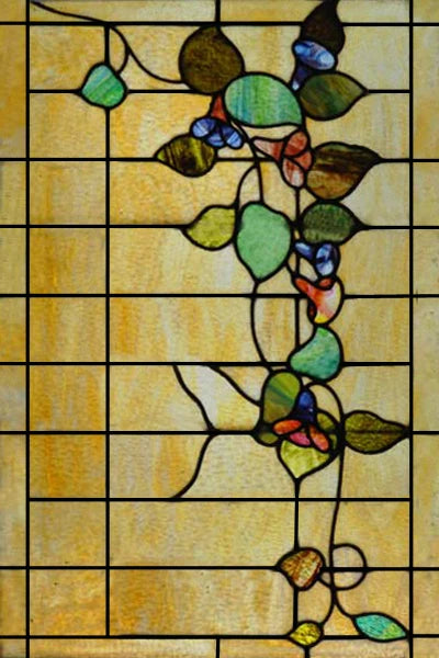 Stained Glass Window Films,Static Cling, Customized Retro Vintage Sticker,Frosted,Privacy, Easy to install