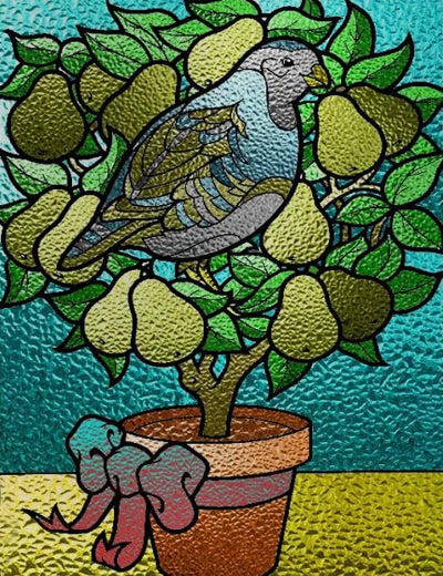 Custom Size Window Stained Glass Films,Bird,Peacock, Static Cling Stickers For Bathroom Bedroom Door Office Home Decor