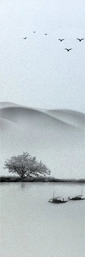 Custom Size Window Glass Films Window Film Static Cling Frosted Tree Mountain Posters For Bathroom Door Kitchen Office Home