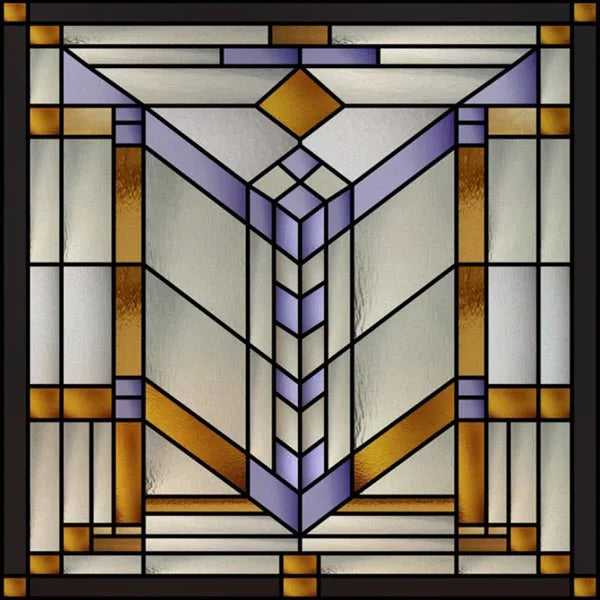 Custom size Window Film Stained Glass Films Square Window Sticker Retro Privacy Frosted Static Cling Home Decor  for Glass Door