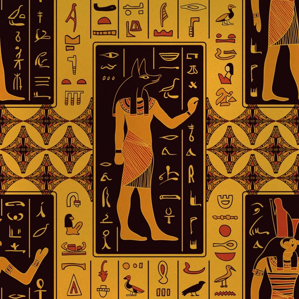 Stained Glass Wndow Film Frosted Glass Sticker Forest Custom Size Egyptian themed for Window Home Decor