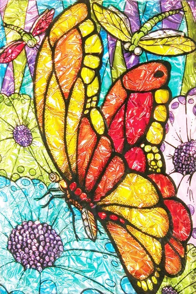 Window Film Stained Glass Stickers Static Cling,Frosted Privacy Custom size,Print Cat,Tiger,Deer,Bear For Window Door Home Dec