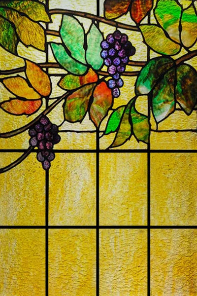 Stained Glass Window Films,Static Cling, Customized Retro Vintage Sticker,Frosted,Privacy, Easy to install