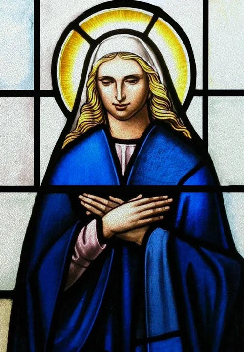 Custom Size Window Film, Stained Glass Films, Jesus Christ, Virgin Mary, Door Stickers, Church Style