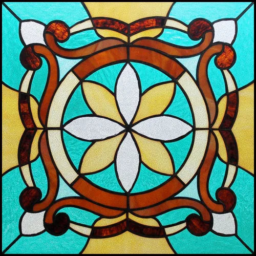 Window Film Frosted Stained Glass Films,Customized Church Design Static Cling Sticker,Home Decor Foil Window Treatment