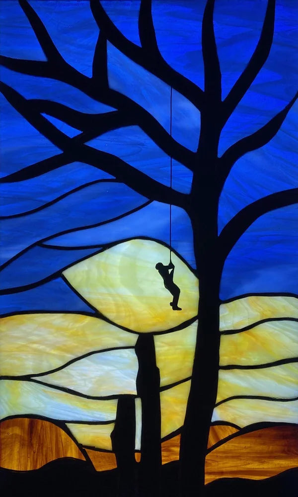 Customized Size No Glue Static Cling Frosted Stained Glass Window Films for Bathroom Door Home Decor Print Mosaic Night Moon