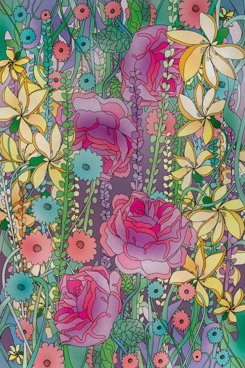 Stained Glass Film Window Sticker Static Cling  Remove Flower Rose Home Decoration for Windows,Custom designs welcom