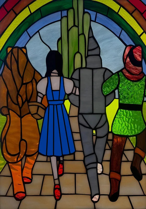 Stained Glass Wndow Film Frosted Glass Sticker Forest Custom Size Castle Cartoon For Kids Room Door Poster Home Decor