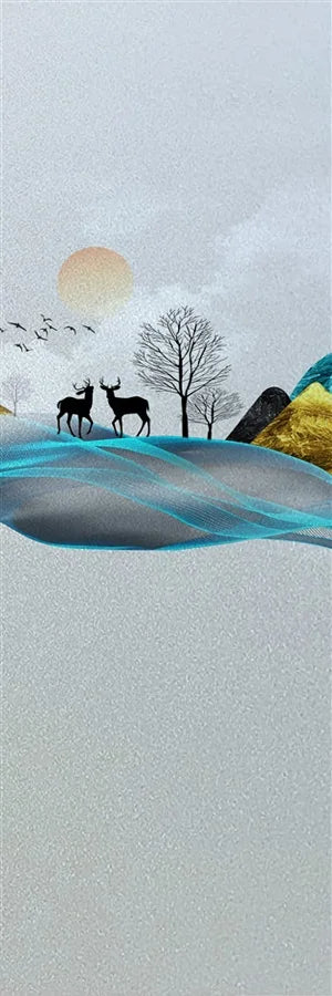 Custom Size Window Glass Films Window Film Static Cling Frosted Tree Mountain Posters For Bathroom Door Kitchen Office Home