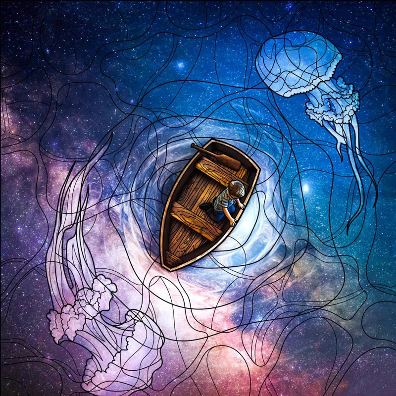 Frosted Stained Glass Window Film, Customized Scenery, Sun Starry Sky, Static Cling Sticker,Home Decor for Bathroom Kitchen