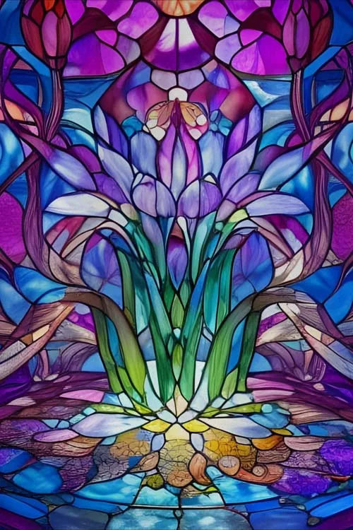 Stained Glass Film Window Sticker Static Cling  Remove Flower Rose Home Decoration for Windows,Custom designs welcom