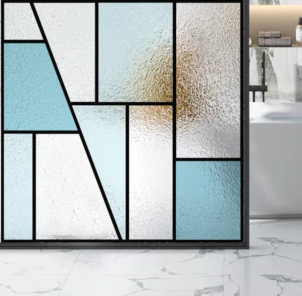 Window Film Stained Glass Films,Customized Art Deco Design,Birds Static Cling Sticker,Home Decor Foil,Window Treatment