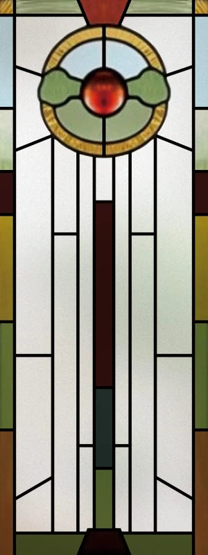Stained Glass Film American Retro European Electrostatic Frosted Glass Sticker Window Film Window Sticker Stained Glass