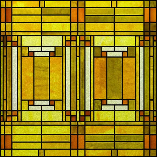 Stained Glass Window Film Frosted Glass Sticker,Custom made to fit any Window Size or Shape, ,Church Static Cling,Home Decor