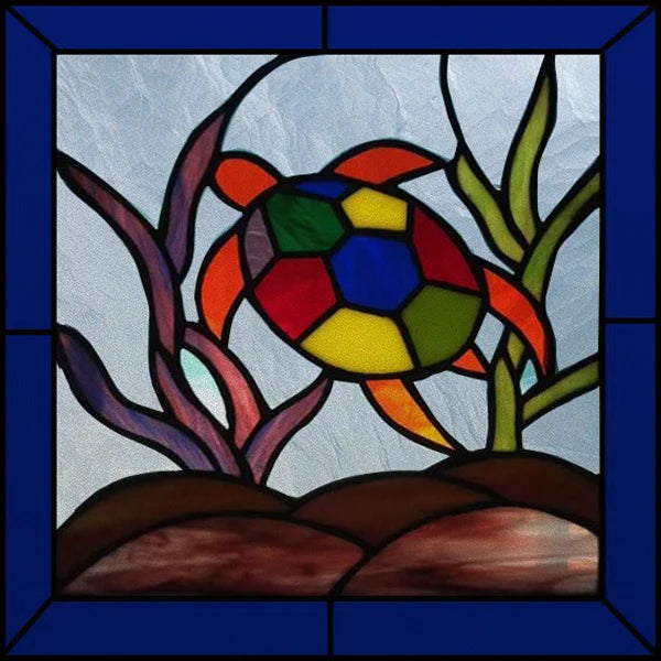 Custom Size Stained Glass Window Film Opaque Frosted Privacy Protection Removable Static Cling Home-Decor Animal Window Covering