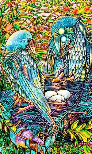 Customized Size No Glue Static Cling Frosted Stained Glass Window Films for Bathroom Door Home Decor Print Mosaic Night Moon