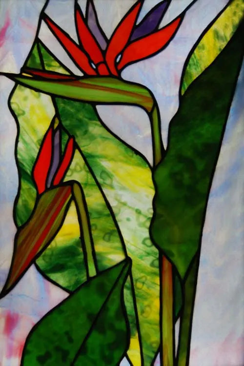 Stained Glass Film Window Sticker Static Cling  Remove Flower Rose Home Decoration for Windows,Custom designs welcom