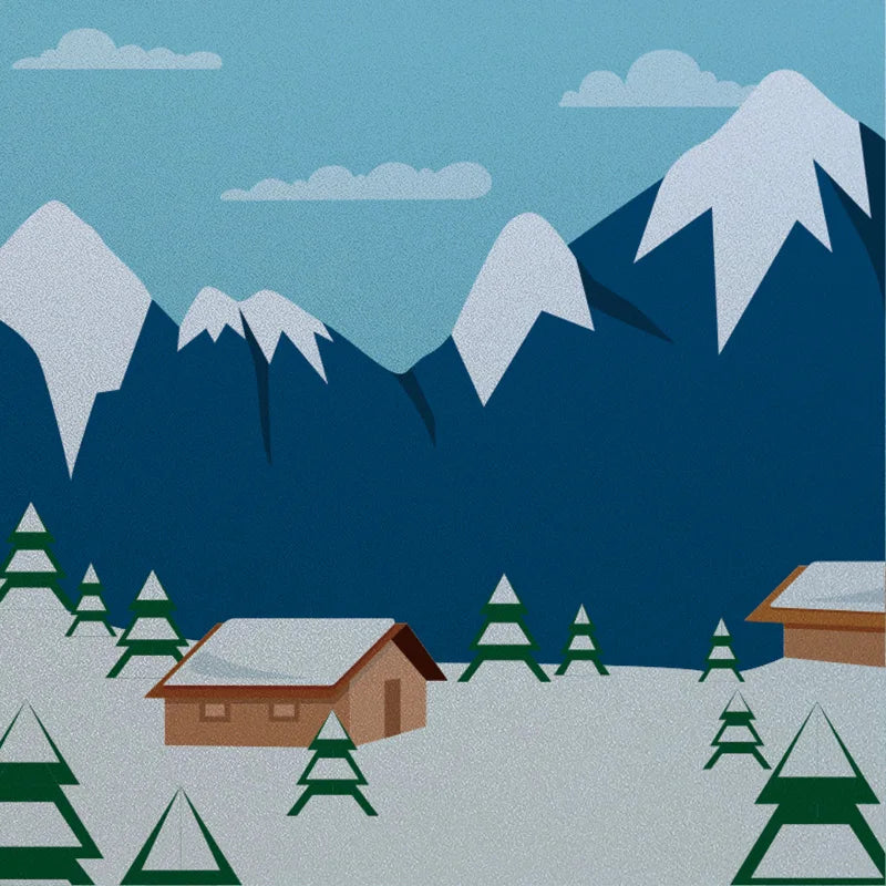 Stained Glass Wndow Films,Frosted Glass Sticker,Static Cling,for Bathroom Kiechen Door Office Home Decor Custom size Mountain