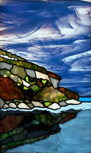 Custom size Glass Films,Stained Glass Stickers Static Cling,Frosted Privacy Print Flower,Tree,Rivers For Window Door Home Decor