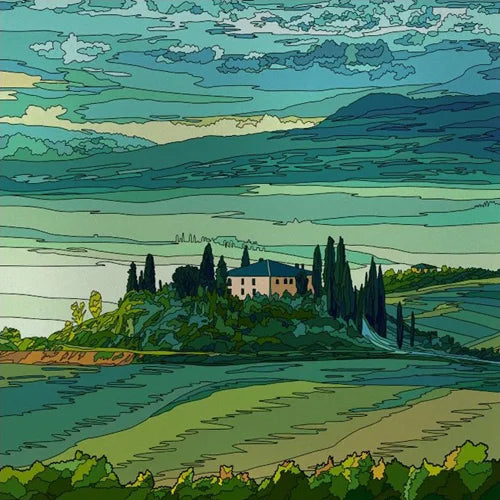 Custom Size Stained Glass Films,Privacy Static Cling,Print Castle, Sailboat, House Door Sticker,Office, Home Decor