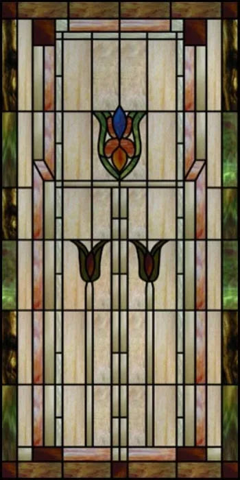 Frosted Stained Glass Window Film, Customized Privacy, Static Cling,Church Style, Door Sticker, Office, Bathroom Home Decor