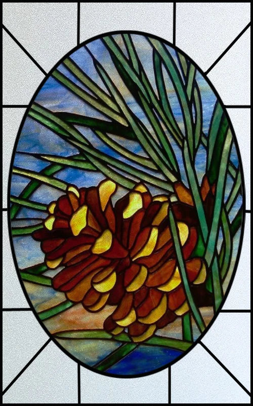 Frosted Stained Glass Film, Custom Size, Privacy, Static Cling,Door Sticker, Bathroom  Kitchen  Home Decor,Rose,Flower, Fruit