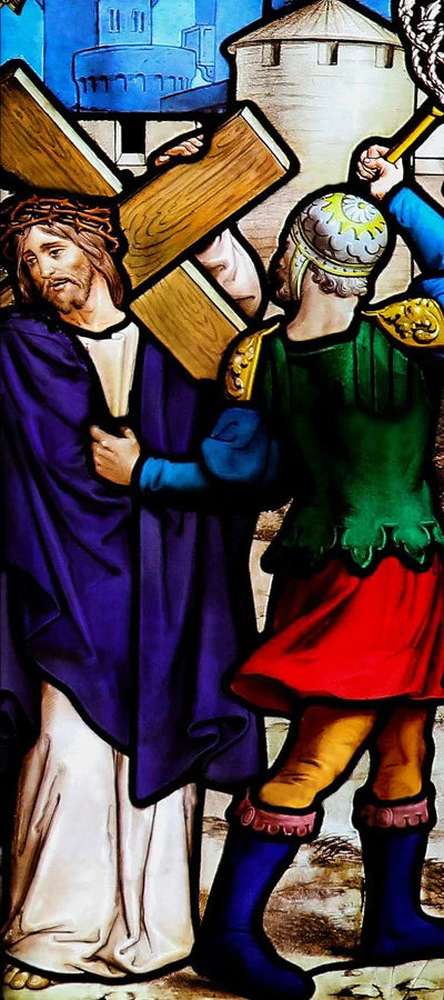 Custom size Window Stained Glass film Door sticker Christian Pictures Wall Stickers Glass decor church Jesus Poster