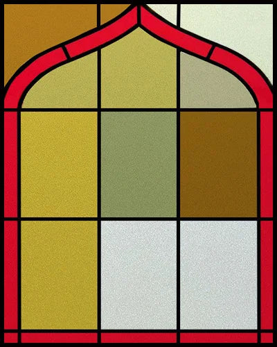 Customized Size Static Cling Frosted Stained Glass Window Films,Sun Catcher Print Photo for Bathroom Privacy Door Home Decor