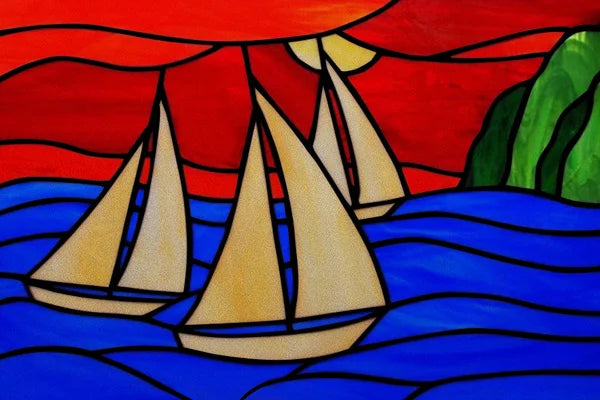 Window Film Stained Glass Stickers,Custom size Static Cling Frosted,Flower Bird Tree Print For Transom Window Glass Home Decor