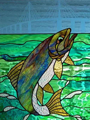 Custom Size Glass Window Film Static Cling Frosted Glass Films Stickers For Wardrobe Bathroom Kitchen Door Fish Dolphin Poster