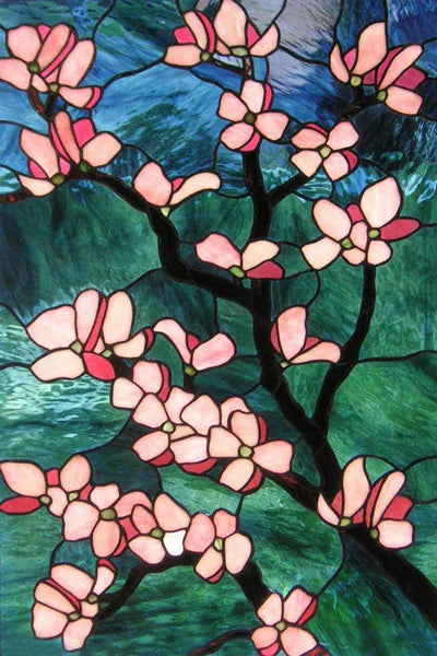 Custom size Glass Films,Stained Glass Stickers Static Cling,Frosted Privacy Print Flower,Tree,Rivers For Window Door Home Decor