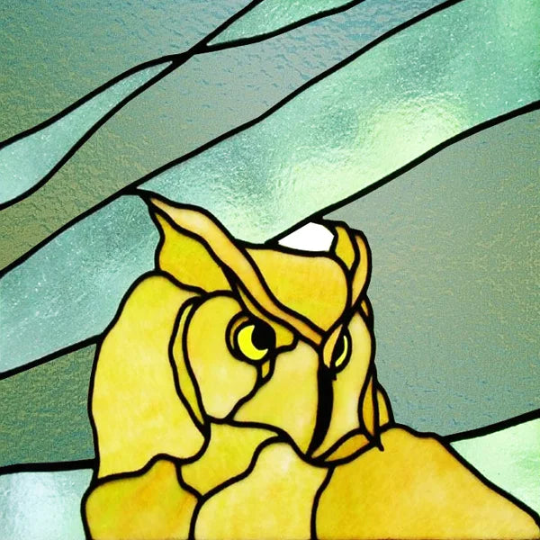 Window Film Stained Glass Films Static Cling Stickers for Bathroom Kitchen Office Home Decor,Birds Peacock,Heron,Owl,Custom size