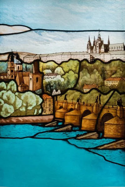 Custom Stained Glass Films Window Film Frosted Sticker Castle For Kitchen Bathroom Door Church Poster Home Decor