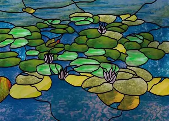 Glass Films Window Sticker Static Cling Frosted Home Decor Private Tint-Film For Door Window Cabinet Wardrobe Landscape Sea