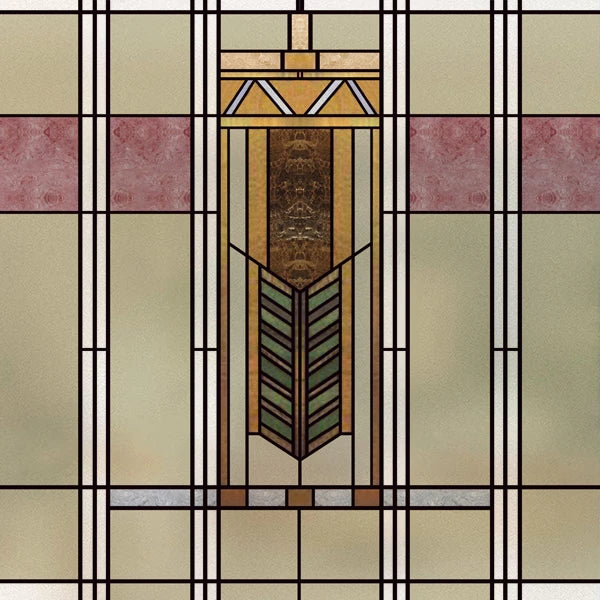 Window Film Frosted Stained Glass Films,Customized Art Design Prairie Static Cling Sticker,Home Decor Foil Window Treatment