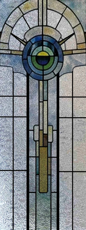 Stained Glass Film American Retro European Electrostatic Frosted Glass Sticker Window Film Window Sticker Stained Glass