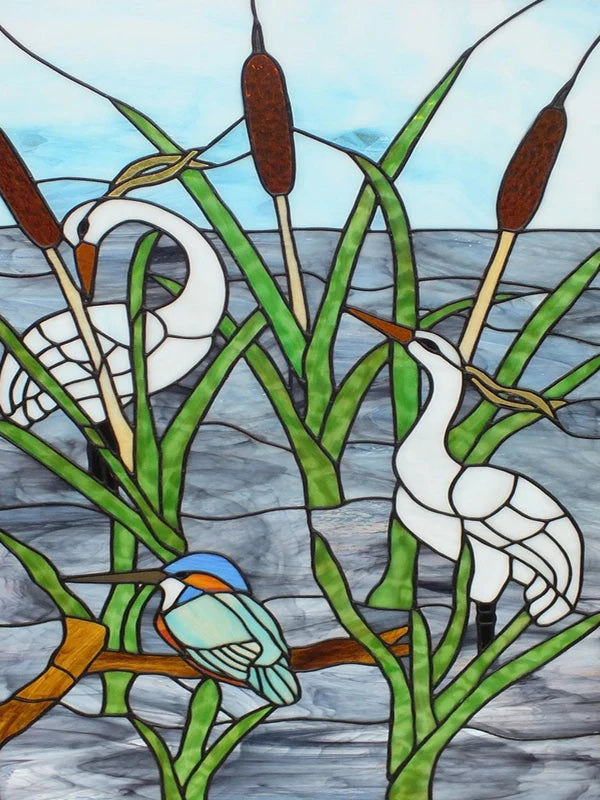 Window Film Frosted Stained Glass Films,Customized Privacy Static Cling,Retro Colorful Stickers For Shower Bathroom Skylight