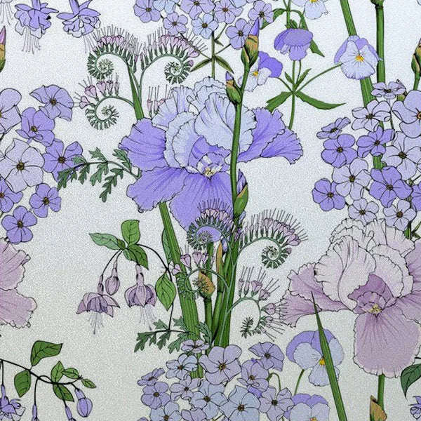 Window Film Frosted Stained Glass Films,Customized Art Deco Design Flowers Static Cling Sticker,Home Decor Foil Window Treatment