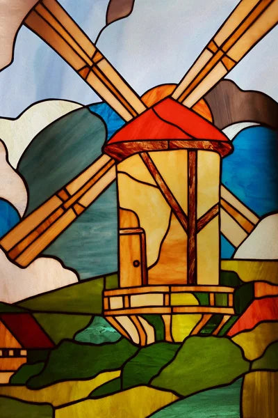 Custom Stained Glass Films Window Film Frosted Sticker Castle For Kitchen Bathroom Door Church Poster Home Decor