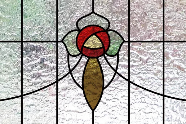 Custom Size 3D Matte Window Film, Stained Glass, Decorative UV Window Sticker, Privacy Frosted Static Cling, Home Decal