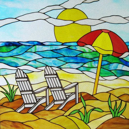 Window Film Frosted Stained Glass Films Static Cling Privacy Films Sun Moon Door Sticker Kitchen Bathroom Home Decor Customized