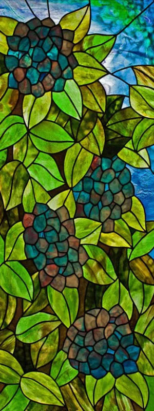 Custom size Stained Glass Films,Flower, Fruit,Tree,Leaf,Bird,Fish Painting Stickers For Bathroom Bedroom Door Office Home Decor