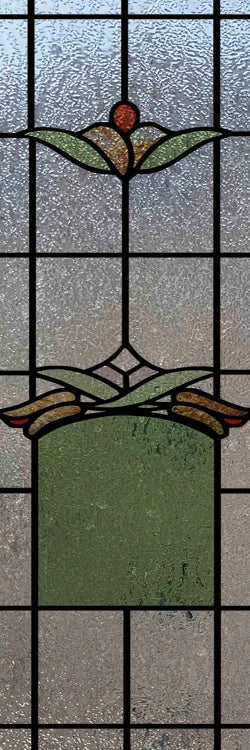 Custom Size Window Glass Films ,Privacy Window Stickers 3D Frosted Glass Film Prairie School Style Decorative Static Cling