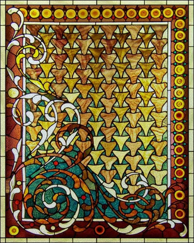 Customized Size Static Cling Frosted Stained Glass Window Films,Sun Catcher Print Photo for Bathroom Privacy Door Home Decor