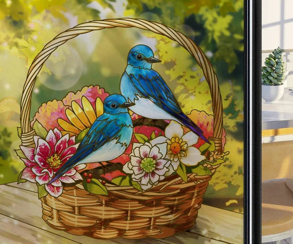 Window Film Frosted Stained Glass Films,Static Cling,Privacy Films,Bird Cock,Door Sticker Kitchen Bathroom Home Decor Customized